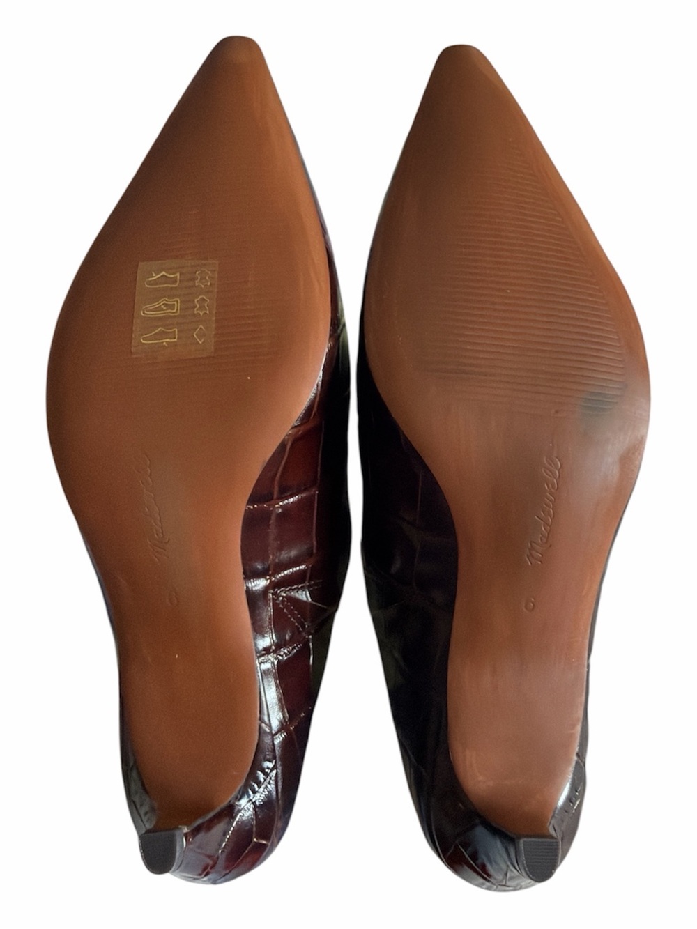 Madewell The Emilie Heeled Mule in Chocolate Raisin. Size 6 - execellent cond - Picture 7 of 9